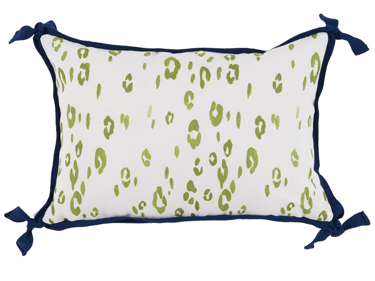 Mix and match these gorgeous Mediterranean blues and kiwi green for a breezy coastal feel. Exclusive pillow designs with custom outdoor trims that are as durable as they are beautiful. Each pillow features a rust proof zipper closure and weather resistant polyfill insert. Do not limit these pillows to outdoors. They are perfect for the sunny spots in your home because of their fade resistant quality.